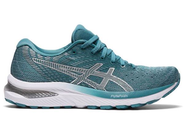 Asics Hardloopschoenen Dames, GEL-CUMULUS Wit/Blauw - Asics Kopen Sneakers | B5168402-JQ